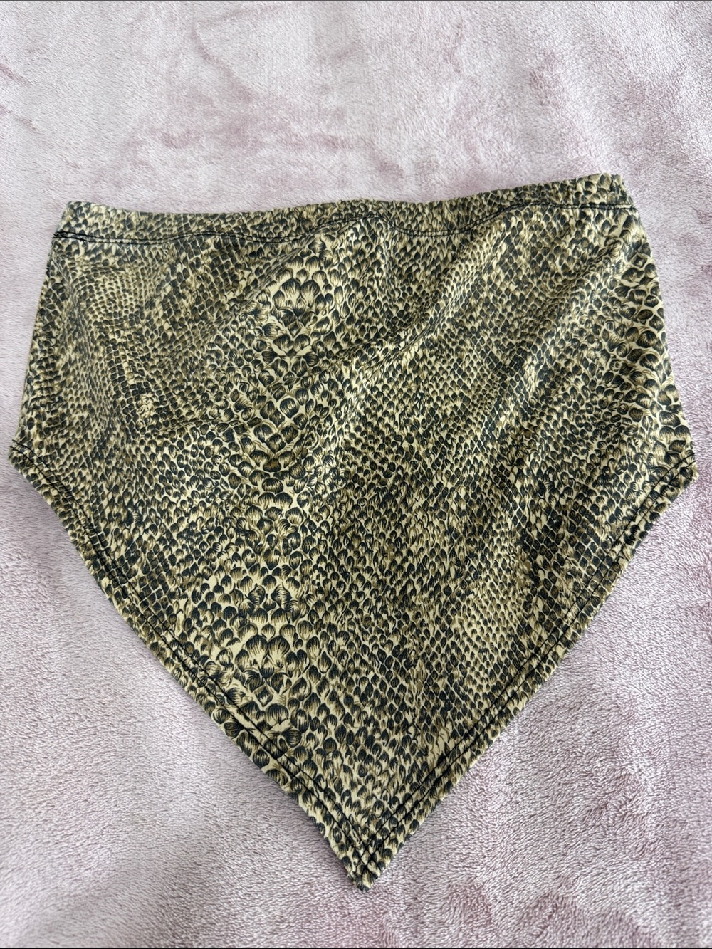 Vintage Forever 21 Snake Print Crop Top
